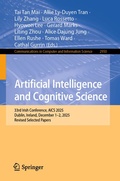 Cover: Artificial Intelligence and Cognitive Science - Springer