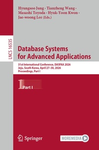 Enlarge image Cover: Database Systems for Advanced Applications - Springer