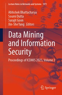 Enlarge image Cover: Data Mining and Information Security - Springer