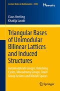 Cover: Triangular Bases of Unimodular Bilinear Lattices and Induced Structures - Springer