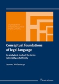 Cover: Conceptual foundations of legal language - Frank & Timme