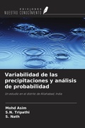 Cover: Variabilidad de las precipitaciones y an&aacute;lisis de probabilidad - Ediciones Nuestro Conocimiento