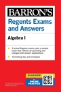 Cover: Regents Exams and Answers: Algebra I, Fifth Edition, (Barron's New York Regents) - Kaplan Publishing