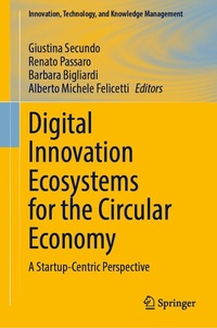 Enlarge image Cover: Digital Innovation Ecosystems for the Circular Economy - Springer