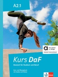 Cover: Kurs DaF A2.1 Kurs- und &Uuml;bungsbuch hybrid - Klett