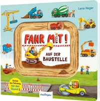 Enlarge image Cover: Meine Schiebebahn-Pappe (Soundbuch): Fahr mit auf der Baustelle - Esslinger