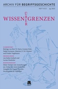 Cover: Archiv f&uuml;r Begriffsgeschichte. Band 67,2 - Meiner