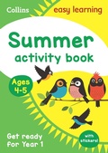 Cover: Reception to Year 1 Summer Activity Book with stickers - Collins