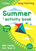 Cover: Year 1 to Year 2 Summer Activity Book with stickers - Collins