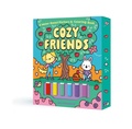 Cover: Cozy Friends: 6 Water-Based Markers and Coloring Book - Arcturus Editions