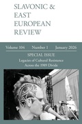Cover: Slavonic & East European Review (104.1) 2026 - Modern Humanities Research Association