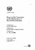 Cover: Report of the Committee on the Elimination of Racial Discrimination, Seventy-eighth Session - United Nations
