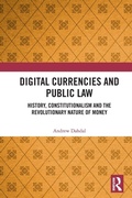Cover: Digital Currencies and Public Law - Routledge