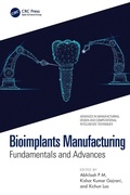 Cover: Bioimplants Manufacturing - CRC Press