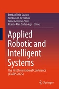 Cover: Applied Robotic and Intelligent Systems - Springer