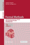 Cover: Formal Methods - Springer