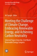 Cover: Meeting the Challenge of Climate Change, Embracing Renewable Energy, and Achieving Carbon Neutrality - Springer