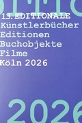 Cover: 13. Editionale - Stadt K&ouml;ln Kunst- u. Museumsbibliothek