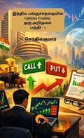 Cover: Indhiya Panguchandhaiyil Options Trading Oru Arimugam Paguthi - 1 - Sasa Publishing (OPC) Private Limited