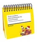 Cover: Adventskalender f&uuml;r beste Freunde. 24 Postkarten f&uuml;r die Weihnachtszeit (Advents-Postkartenaufsteller) - Reclam