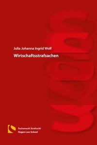 Enlarge image Cover: Wirtschaftsstrafsachen - Hagener Wissenschaftsverlag