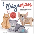 Cover: OrigaMIAU. Niedliche Papiertiger zum Falten. Origamiblock mit Anleitungen. - frechverlag GmbH
