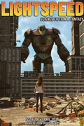 Cover: Lightspeed Magazine, Issue 191 (April 2026) - Adamant Press