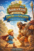 Cover: David and Goliath: a brave little one (Fe Viva Kids: Semillitas de Fe, #1) - M Mireles
