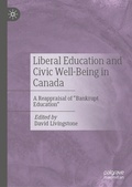 Cover: Liberal Education and Civic Well-Being in Canada - Palgrave Macmillan
