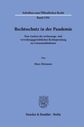 Cover: Rechtsschutz in der Pandemie - Duncker & Humblot