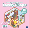 Cover: 3D-Cozy-World Stickerbuch - Lovely Shops - Ullmann Medien