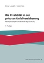 Cover: Die Invalidität in der privaten Unfallversicherung - VVW Verlag Versicherungswirtschaft