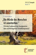 Cover: "Die W&uuml;rde des Menschen ist unantastbar." - heiBOOKS