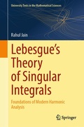 Cover: Lebesgue's Theory of Singular Integrals - Springer