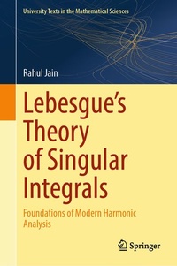 Enlarge image Cover: Lebesgue's Theory of Singular Integrals - Springer