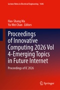 Cover: Proceedings of Innovative Computing 2026 Vol 4-Emerging Topics in Future Internet - Springer
