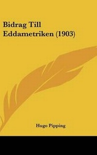 Abbildung von: Bidrag Till Eddametriken (1903) - Kessinger Publishing
