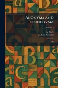 Cover: Anonyma and Pseudonyma - Creative Media Partners, LLC
