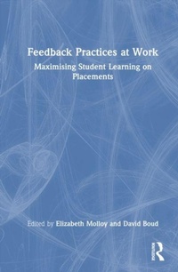 Enlarge image Cover: Feedback Practices at Work - Taylor & Francis