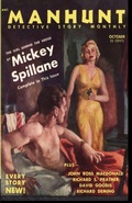 Cover: Manhunt, October 1953 - Fiction House Press