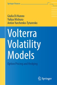 Enlarge image Cover: Volterra Volatility Models - Springer