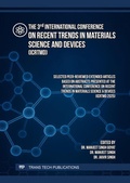 Cover: The 3rd International Conference on Recent Trends in Materials Science and Devices (ICRTMD) - Trans Tech Publications Ltd