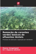 Cover: Remo&ccedil;&atilde;o de corantes verdes b&aacute;sicos de efluentes t&ecirc;xteis - Edi&ccedil;&otilde;es Nosso Conhecimento