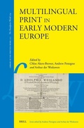 Cover: Multilingual Print in Early Modern Europe - Brill