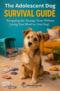 Cover: THE ADOLESCENT DOG SURVIVAL GUIDE : Navigating the Teenage Years Without Losing Your Mind (or Your Dog) - GrowthMind Digital