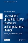 Cover: Proceedings of the 34th IUPAP Conference on Computational Physics - Springer