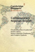 Cover: Contemporary Nigerian English - Cambridge University Press
