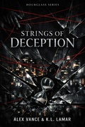 Cover: Strings of Deception (Hourglass Series, #3) - Alex Vance