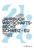 Cover: Jahrbuch Wirtschaftsrecht Schweiz - EU - Tredition Gmbh