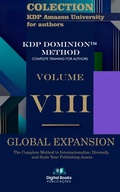 Cover: Amazon KDP University Collection for Authors - Volume VIII - GLOBAL EXPANSION - Digital Books Publica&ccedil;&otilde;es